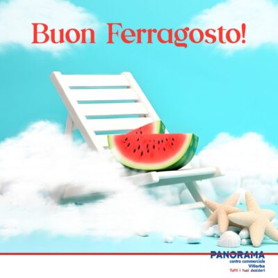 Immagine di comunicazione di Buon Ferragosto 2025