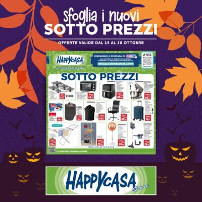 immagine volantino happy casa store ottobre 2025